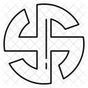 Nordisches Sonnenrad  Symbol