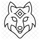 Nordisches Wolfskopfmuster  Symbol