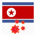 Flagge Land Corona Symbol