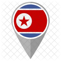 Nord Korea Flag Symbol