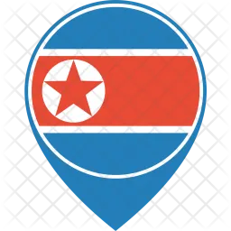 Nord Korea Flag Symbol