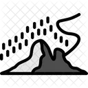 Nordlichter Aurora Borealis Polarlichter Symbol