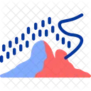 Nordlichter Aurora Borealis Polarlichter Symbol