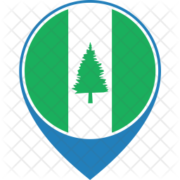 Norfolk Island Flag Icon Of Flat Style Available In Svg Png Eps Ai Icon Fonts