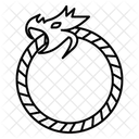 Norse Serpent Serpent Snake Icon