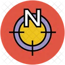 North Compass Pointing Icon