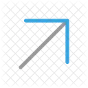 North East Arrow Direction Icon