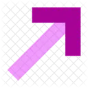 North East Left Arrow Arrow Icon