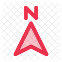 North Compass Cardinal Points Icon