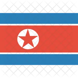 North Korea Flag Icon