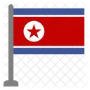 Flag Country North Korea Icon
