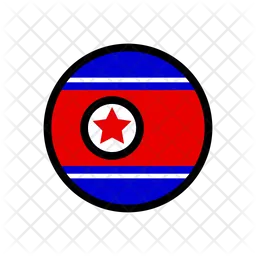 North korea Flag Icon