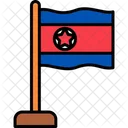 북한 공산주의 태극기 아이콘