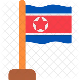 North Korea Flag Icon