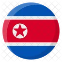 North Korea North Korean Flag Icon