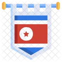 North Korea Flag  Icon