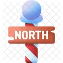 North Pole Nature Iceberg Icon