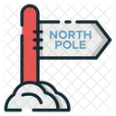 North Pole North Pole Board North Pole Way Icon