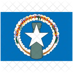 Northern Mariana Island Flag Icon