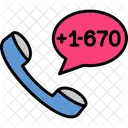 Northern Mariana Islands Dial Code  Icon