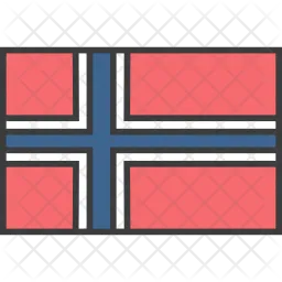 Noruega Flag Icono