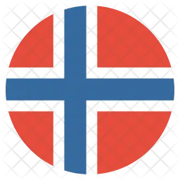 Noruega Flag Ícone