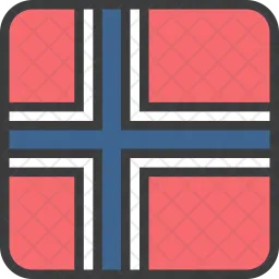 Noruega Flag Ícone