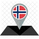 Noruega Bandeira Ícone