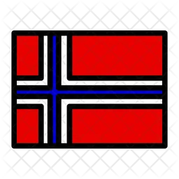 Noruega Flag Ícone