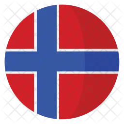 Noruega Flag Icono