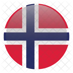 Noruega Flag Ícone