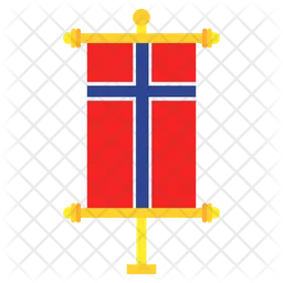 Noruega Flag Ícone