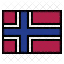 Noruega Flag Icono