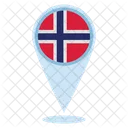 Localização Noruega  Ícone