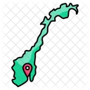 Mundo Pais Cartografia Icon