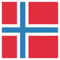 Norvège Flag Icône