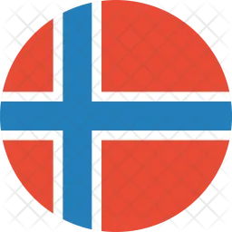 Norvège Flag Icône