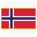 Norway Flag Country Icon