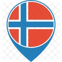 Norway Flag World Icon