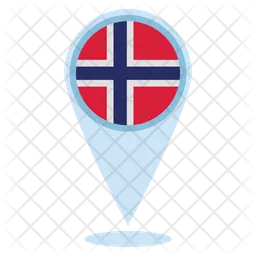Norway Location Flag Icon