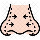 Nose Face Surgery Icon