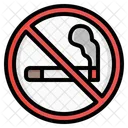 Nosmoking Sign Forbidden Icon