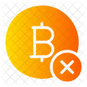 Not Accepted Digital Money Cryptocurrency アイコン