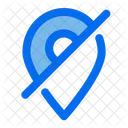 Not Active Gps Pin Icon