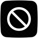 Not Allowed Signaling Prohibition Icon