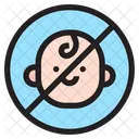 Kids Children Not Allowed Icon