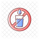 Not Drinking Water Icon