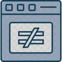 Not Equal Math Mathematics Icon