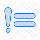Not equal  Icon