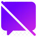 Not Chat Not Visible Icon
